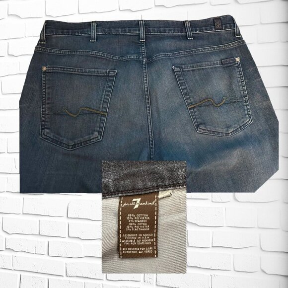 Men's Bootcut 7 For All Mankind Size: 38" - Picture 2 of 4